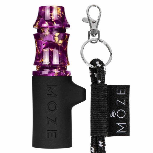 Moze Tip Hygienemundstück - Gold Line Purple