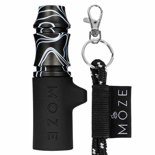 Moze Tip Hygiene Mouthpiece - Wild Line Black