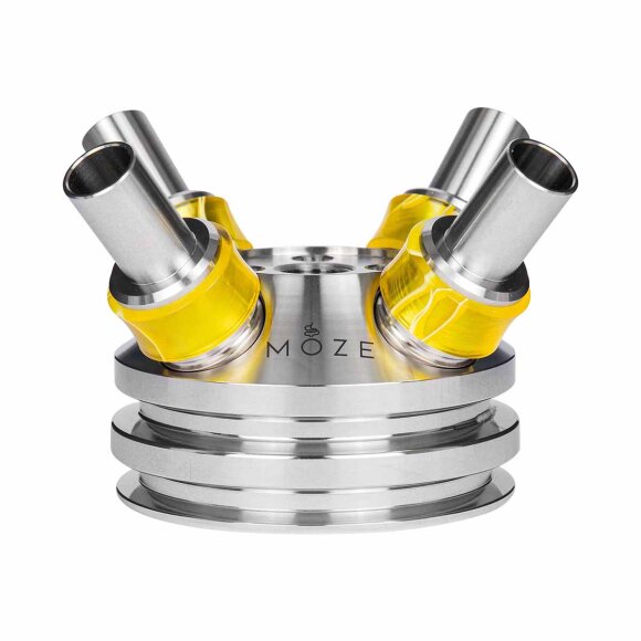 Moze Varity Schlauchanschluss Sleeve 4-Pack - Wavy Yellow