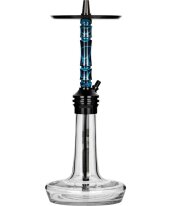 Moze Shisha Varity Lounge Black - Clear - Wavy Blue