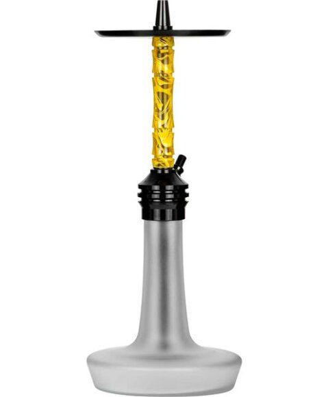 Moze Shisha Varity Lounge Black - Frosted - Wavy Yellow
