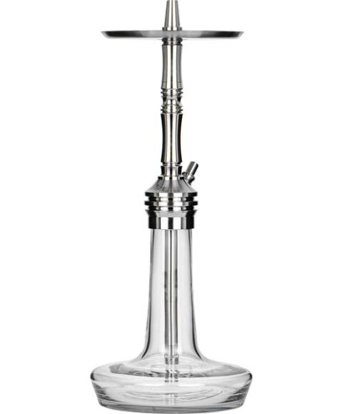 Moze Shisha Varity Lounge Silver - Clear - Silver Steel