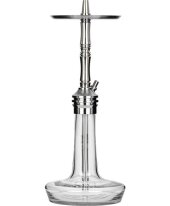 Moze Shisha Varity Lounge Silver - Clear - Silver Steel