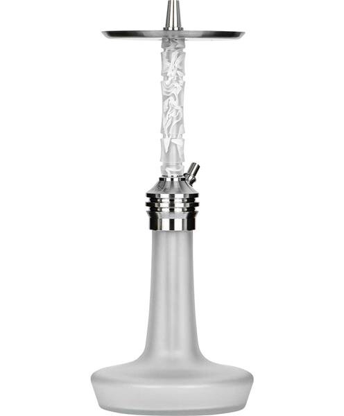 Moze Shisha Varity Lounge Silver - Frosted - Wavy Frosted