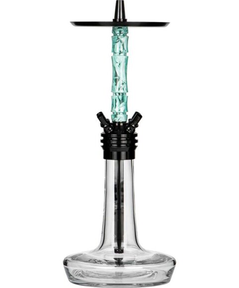 Moze Shisha Varity Squad Black - Clear - Wavy Mint