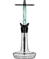 Moze Shisha Varity Squad Black - Clear - Wavy Mint