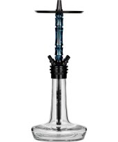 Moze Shisha Varity Squad Black - Clear - Wavy Blue
