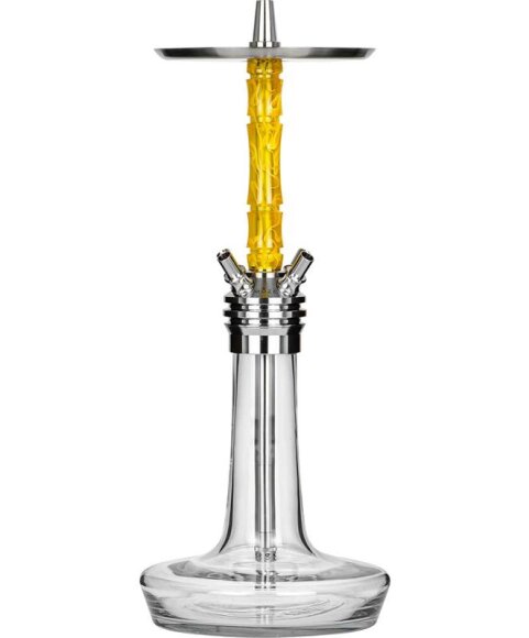 Moze Shisha Varity Squad Steel - Clear - Wavy Yellow