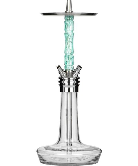 Moze Shisha Varity Squad Steel - Clear - Wavy Mint