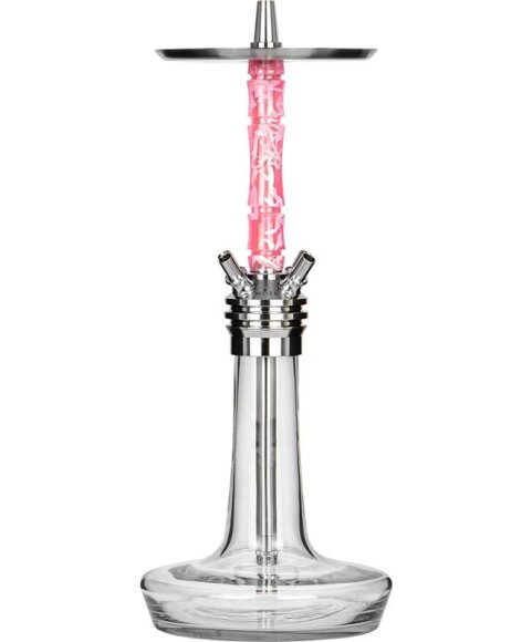 Moze Shisha Varity Squad Steel - Clear - Wavy Pink