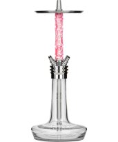 Moze Shisha Varity Squad Steel - Clear - Wavy Pink