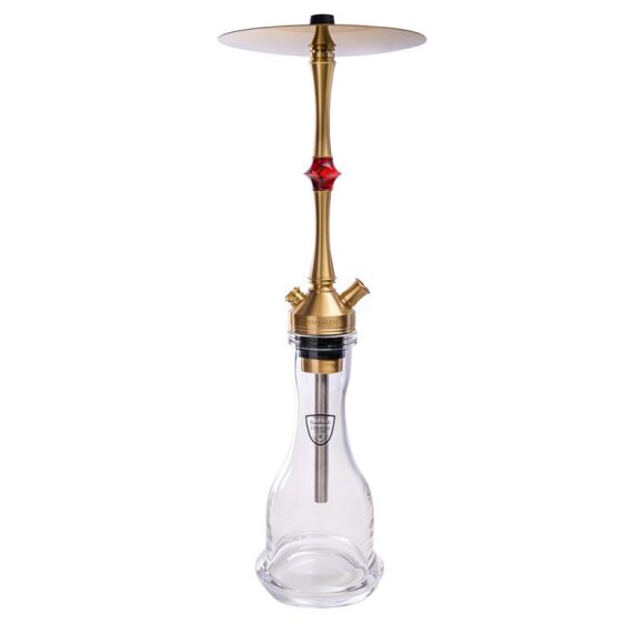 Nargilem NPS Tradi Shisha - Clear & Red