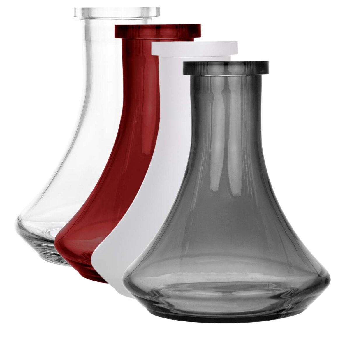 Aladin Attacco Diffusore In Silicone Per Shisha - Colonna Fumo, Diametro 30mm, Altezza 55mm, Colore Nero - 3
