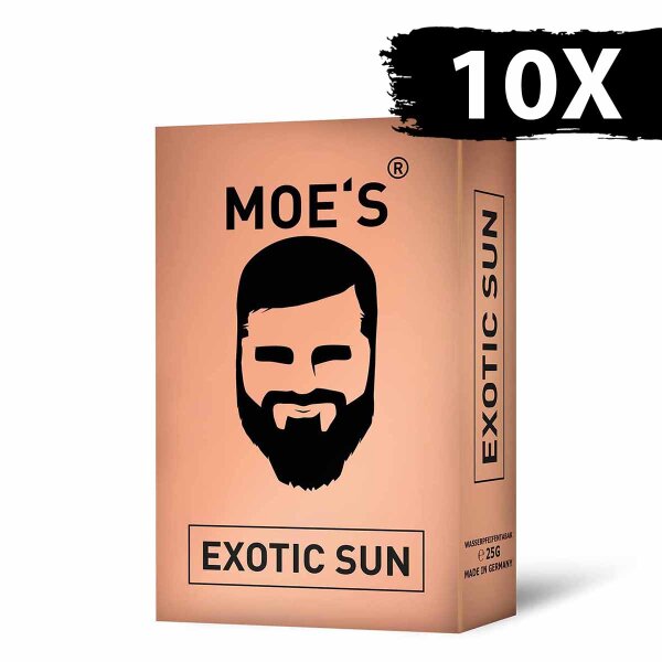 MOES Tobacco 250g - Exotic Sun (10 x 25g)