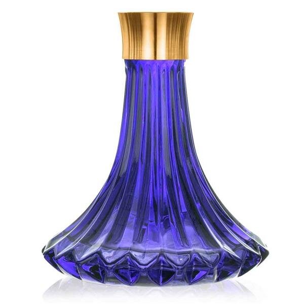 Aladin Shisha Epox 360 Ersatzglas – Gold - Ocean Blue