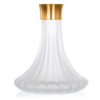 Aladin Shisha Epox 360 Ersatzglas – Gold - Frozen