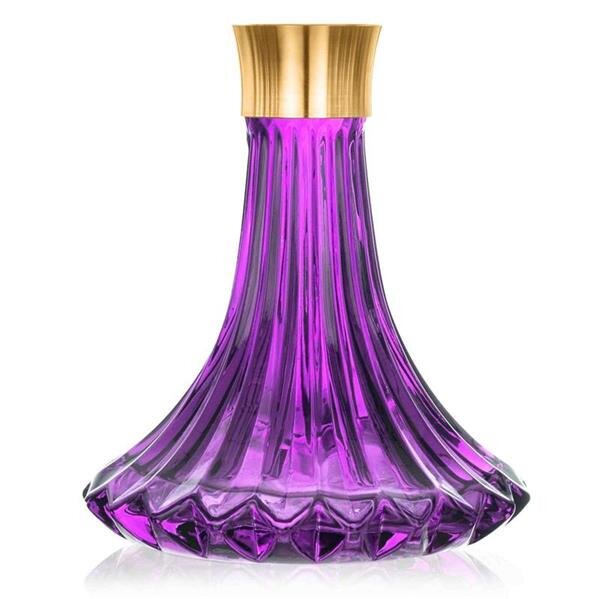 Aladin Shisha Epox 360 Ersatzglas – Gold - Purple