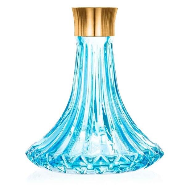 Aladin Shisha Epox 360 Ersatzglas – Gold - Turquoise