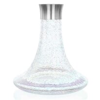 Aladin Shisha A36 Ersatzglas – Flat - Blue Glow