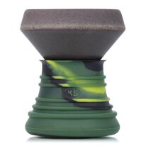 KS APPO Silko Matt Camouflage Hookah Bowls at Aladin Shisha Shop