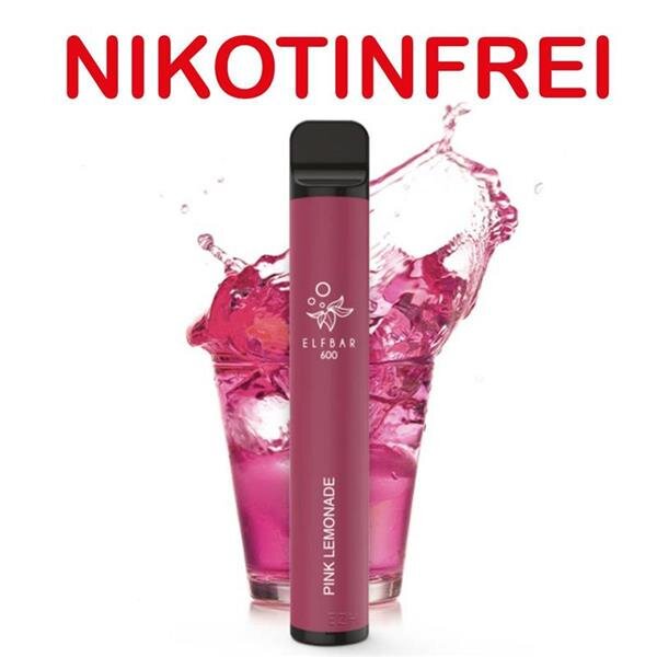 Elfbar 600 - Pink Lemonade Nikotinfrei - Einweg Vape