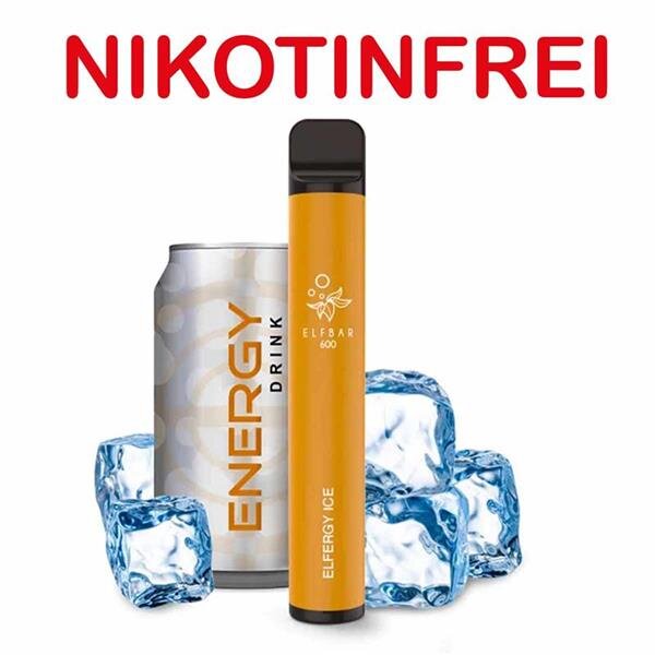 Elfbar 600 - Einweg Vape - Elfergy Ice Nikotinfrei