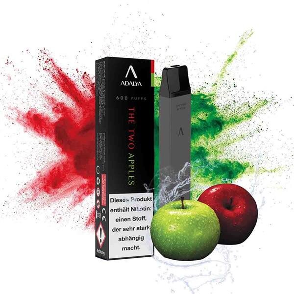 Adalya - disposable Vape - The Two Apples