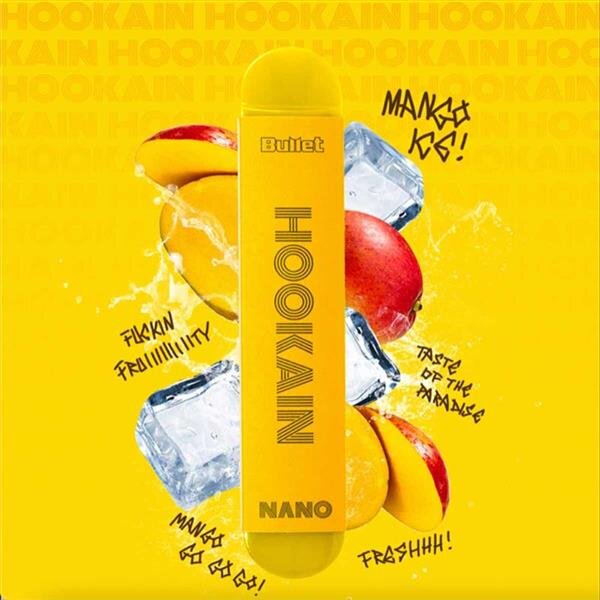 HOOKAIN NANO X - Mango Ice - E-Shisha - Einweg Vape