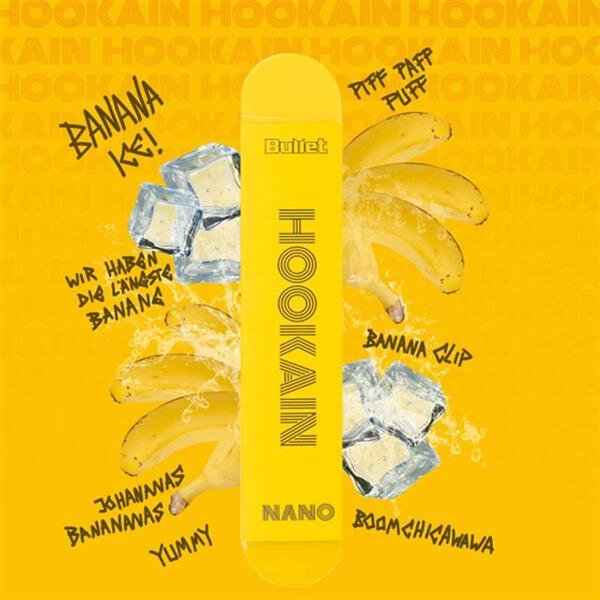 HOOKAIN NANO X - Banana Ice - E-Hookah