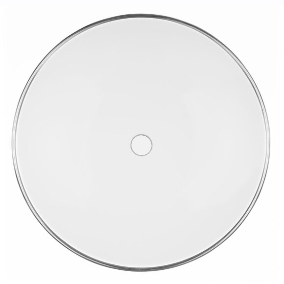 Aladin Shisha Glaskohleteller - 23cm - transparent