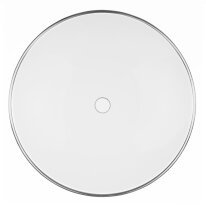 Aladin Shisha Glaskohleteller - 23cm - transparent