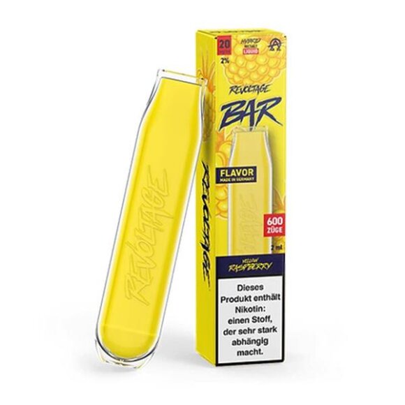 REVOLTAGE - Yellow Raspberry - Einweg Vape - 20 mg