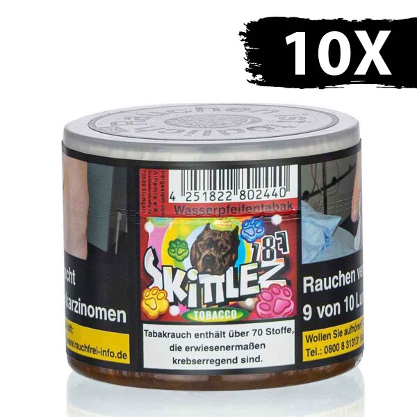 187 Tobacco 250g - #046 - Skittlez (10 x 25g)