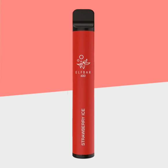 Elfbar 600 - Strawberry Ice Nikotinfrei - Einweg Vape