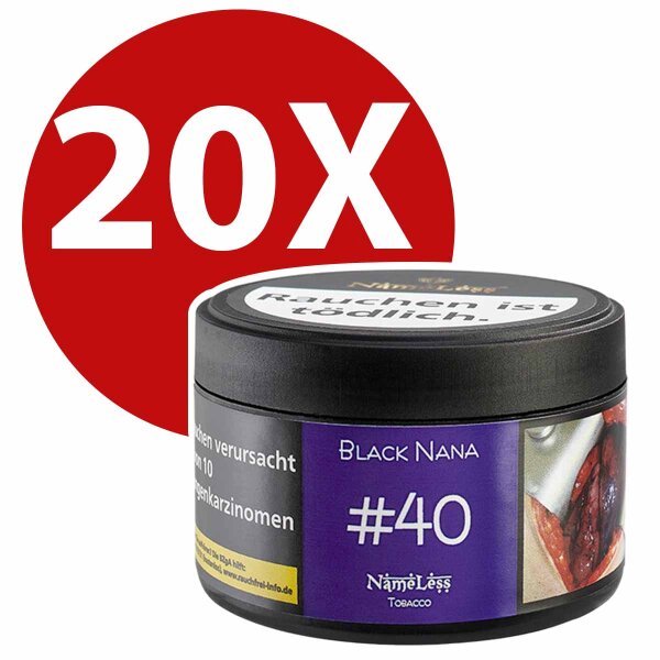 NameLess Tobacco 500g - #40 - Black Nana