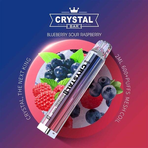 SKE Crystal Bar 600 - Blueberry Sour Raspberry - Einweg Vape
