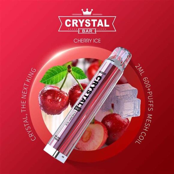 SKE Crystal Bar 600 - Cherry Ice - Einweg Vape