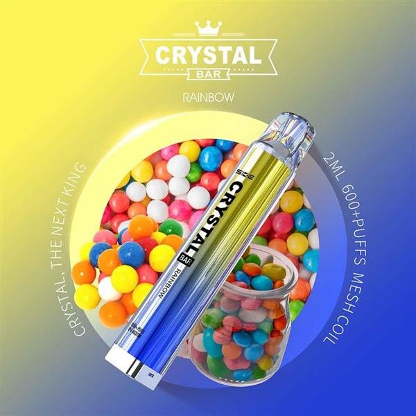 SKE Crystal Bar 600 - Rainbow - Einweg Vape
