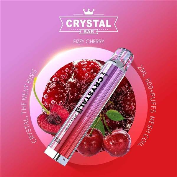 SKE Crystal Bar 600 - Fizzy Cherry - Einweg Vape