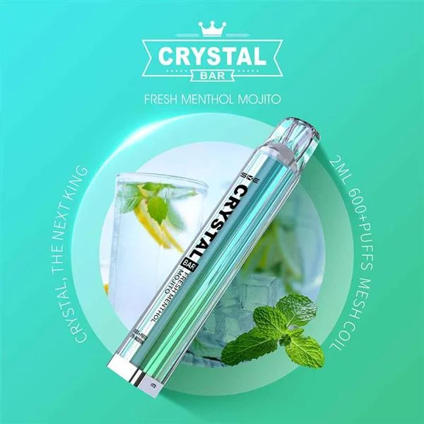 SKE Crystal Bar 600 - Fresh Menthol Mojito - Einweg Vape SKE Crystal Bar 600 - Fresh Menthol Mojito - Einweg Vape
