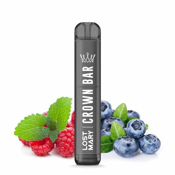 Crown Bar - Blueberry Raspberry - Al Fakher x Lost Mary - Disposable Vape