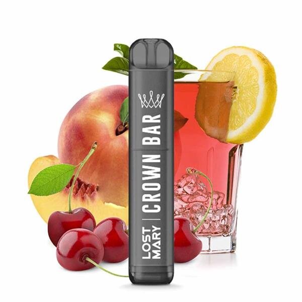 Crown Bar - Cherry Peach Lemonade - Al Fakher x Lost Mary - Disposable Vape
