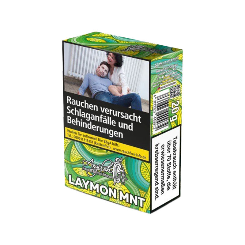 Argileh Shisha Tabak 20g LAYMON MNT | Online kaufen, 3,50