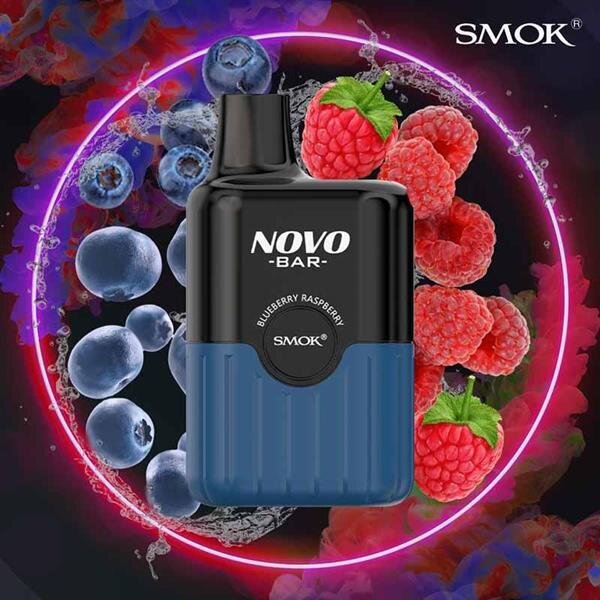 Smok Novo Bar B600 - Blueberry Raspberry - Disposable Vape