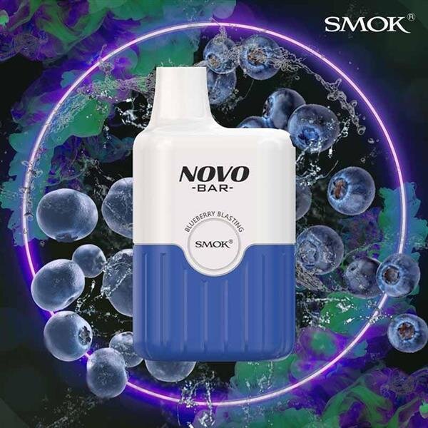 Smok Novo Bar B600 - Blueberry Blasting - Disposable Vape