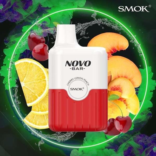 Smok Novo Bar B600 - Cherry Lemon Peach - Disposable Vape