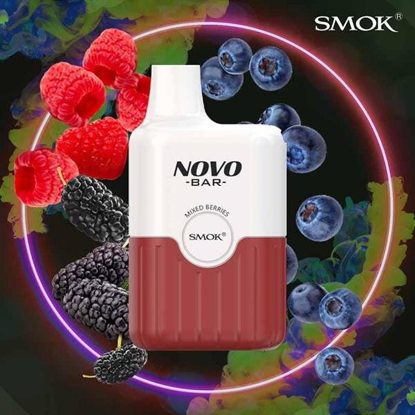 Smok Novo Bar B600 - Mixed Berries - Disposable Vape