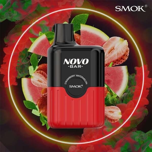 Smok Novo Bar B600 - Strawberry Watermelon - Disposable Vape
