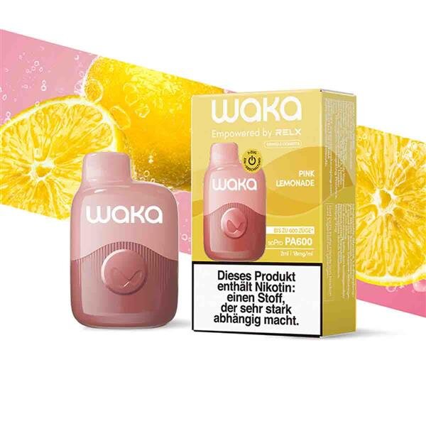 Waka soPro - Pink Lemonade - Einweg Vape