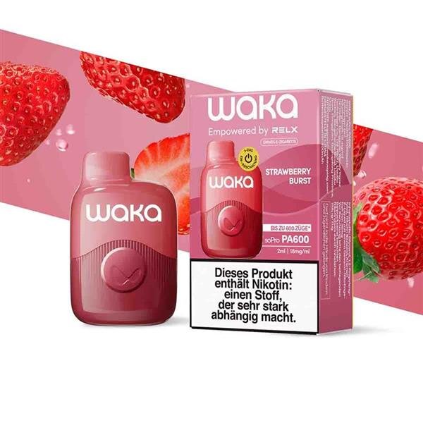 Waka soPro -  Strawberry Burst - Disposable Vape